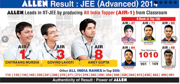 Allen Career Institute Samayik Talwandi Kota Fees Reviews Batches Contact Ratings And More Studydekho